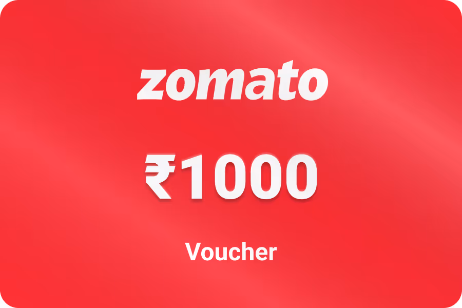 Zomato Shopping Voucher — Up to 25% off, from ₹750